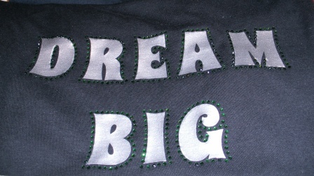 Dream Big Rhinestone Tee Shirt