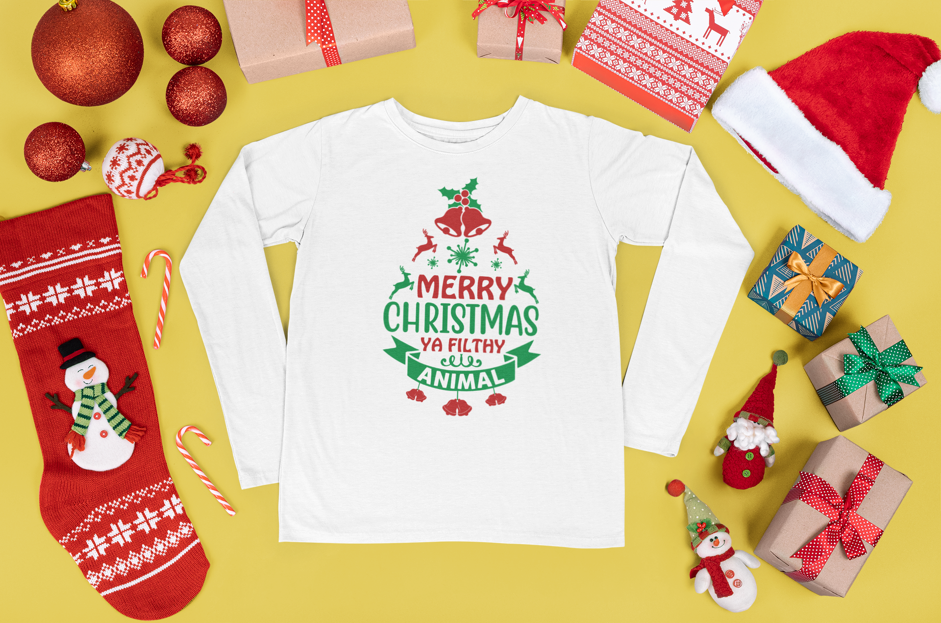 Merry Christmas Ya Filthy Animal | Tee Mart Merry Christmas Ya Filthy Animal | Tee Mart